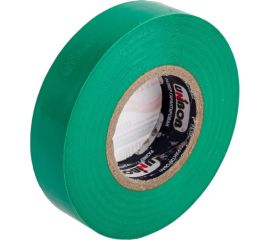 Изолента ПВХ UNIBOB 15 мм х 20 м, зеленая 211762 
