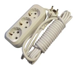 Сетевой удлинитель V.I.-TOK У3-Е 2м (ПВС 3x1) Удл212 