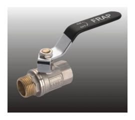 Шаровой кран Frap 1 вн/нар рукоятка 531298 
