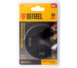 Насадка отрезная полукруг HSS по металлу и дереву 80х1.2 мм мелкий зуб для МФИ Denzel 782301 