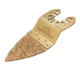 Насадка шлифовальная дельтовидная 35x40 мм, карбид-вольфрам, быстросъемная vertextools 2580-35-40 