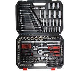 Набор инструментов FORCEKRAFT 216 пр. 1/4, 3/8, 1/2 6гр., 4-32 мм 50468 FK-38841New 