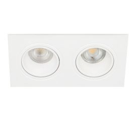 Встраиваемый декоративный светильник ЭРА KL902 WH MR16/GU5.3 белый, пластиковый Б0054371 