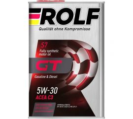 Моторное масло Rolf Масло GT 5W-30 SN/CF 4 л 322228 
