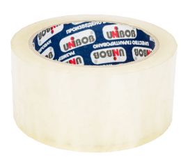Упаковочная клейкая лента UNIBOB 600 прозрачная, 48 мм х 66 м 214955 