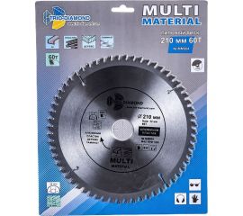 Диск пильный по мультиматериалам (210х32/30 мм; 60Т) TRIO-DIAMOND MM904 