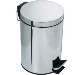 Ведро с крышкой FIXSEN 8 л, хром FX-34024A 