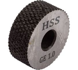 Ролик для сетчатой накатки 20x8х6 мм, 30 градусов, шаг 1 мм, Р6М5, выступающие точки (GE) ИНСТУЛС 00001238322 