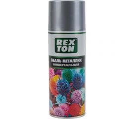 Универсальная эмаль REXTON (металлик; серебро; аэрозоль; 520 мл) RT-130.30 