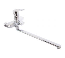 Смеситель для ванны и душа G-lauf с поворотным изливом 32 см и душевой лейкой, хром LWF7-A113 