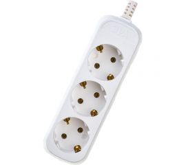 Колодка ЭРА KX-3e 3 розетки, с зазeмлением Б0028338 