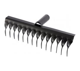 Классические усиленные грабли КЭС ширина 420 мм, 14 витых зубьев, тулейка 30 мм, без черенка 21010078 