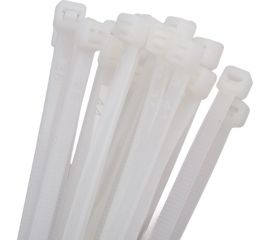 Нейлоновая стяжка SUPRLAN 4.8х300 мм белая 100pcs 06-1028 