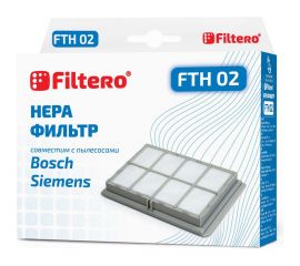 Фильтр НЕРА FILTERO FTH 02 для Bosch, Siemens 05291 