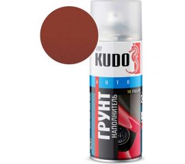 Акриловый грунт-наполнитель аэрозоль KUDO 1К красно-коричневый 520 мл 2202 11604972 