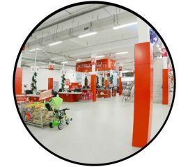 Сферическое зеркало для помещений Технология d-900 мм, Китай 00-00005893 