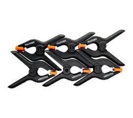 Набор струбцин HARDEN 150 мм, пружинные, 6 шт 600356 