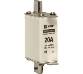 Плавкая вставка EKF ППН-33 100/20А габарит 00С fus-33/100/20 