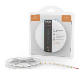 Лента Gauss Basic 12V 4,8W/m 312lm/m 3000K IP20 LED 3m BT002 