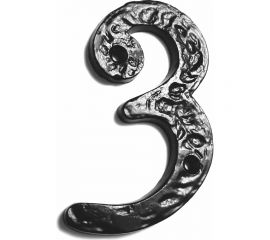 Цифра Левша L.Baskerville LB-MI-315-3 черная У2-5339.Ч 