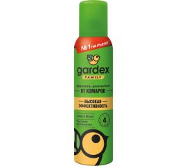 Аэрозоль-репеллент от комаров (150 мл) Gardex Family 0129 