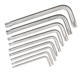 Комплект угловых ключей TORX Jonnesway H08MTP09S 