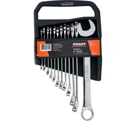 Набор комбинированных ключей Gigant 6 - 22 мм, 12 шт., полированный хром GDWSP-12 