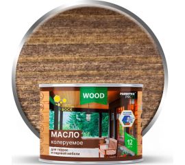 Колеруемое масло для террас и садовой мебели FARBITEX палисандр, 0.45 л 4300011009 