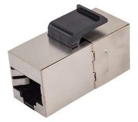 Проходной экранированный адаптер формата Keystone Cabeus RJ45-RJ45 (8p8c), категория 6, CA-KJ-8p8c-C6-SH 