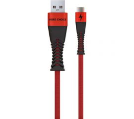 Дата-кабель More Choice Smart USB 3.0A для Type-C нейлон 1м K41Sarb 