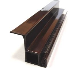 Профиль для вставной москитной сетки KOMFORT москитные системы vsn, коричневый, 2,15 м ПМС02244 