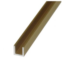Профиль ПилотПро Ал., швеллер, 10х10х10х1,5, 2 м, золото 09983 