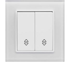 Реверсивный двухклавишный выключатель Vesta Electric Exclusive White FVK050106BEL 