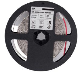 Лента IEK LED 5м LSR-2835W120-9, 6-IP20-12В LSR1-2-120-20-3-05 