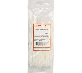 Нейлоновый хомут DKC 2.6х160 белый 100шт 25206SR 