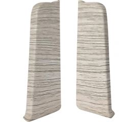 Заглушка для плинтуса Волшебная палочка Home ПВХ, 70 мм, в упаковке пара, 2 шт., 7010 УТ000075217 