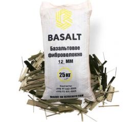 Базальтовая фибра Basalt 12 мм, 25 кг 4687203015473 