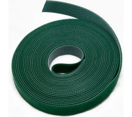 Лента (липучка) в рулоне Hyperline WASNR-5x9-GN ширина 9 мм, длина 5 м, зеленая 401706 