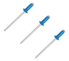 Заклепки Спец 3,2x8 RAL 5005 (синий), 50 шт., блистер 3948 