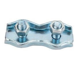 Двойной зажим для стальных канатов STARFIX 4 мм, duplex, 4 шт. SMM1-42871-4 