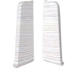 Заглушка для плинтуса Волшебная палочка Home ПВХ, 70 мм, в упаковке пара, 2 шт., 7009 УТ000075216 