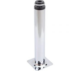 Ножка Tech-Krep металл, круглая, регулируемая, с винтом, D30x200 мм, хром - накл. 127485 