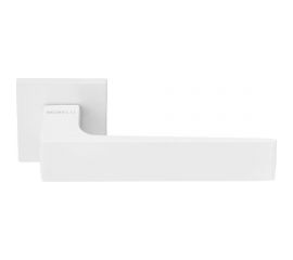 Дверная ручка MORELLI MIRA MH 54 S6 W на квадратной розетке 6 мм, цвет - белый 9013948 