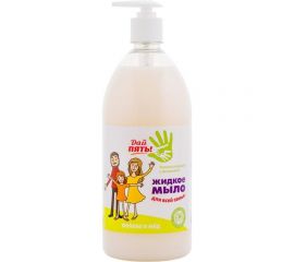 Жидкое мыло Дай пять Молоко и мед, дозатор, 1000 мл МДП-08 