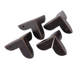 Декоративный угол Левша 22x22x22, бронза, 4 шт. У8-7249.СБ 