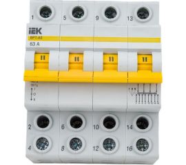 Трехпозиционный выключатель-разъединитель IEK ВРТ-63, 4P, 63А MPR10-4-063 