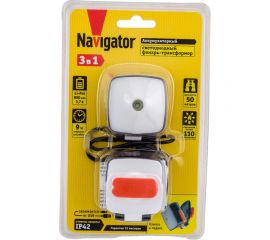 Фонарь NPT-H26-ACCU налоб. 1CREE LED 5 Вт+4LED 1Вт, 3 реж, Li-pol Navigator 80340 
