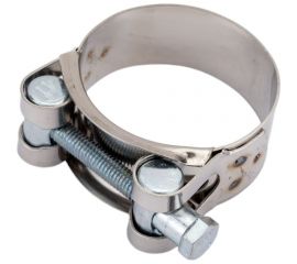Силовой хомут Nord-Yada Д: 44-47 мм, Ш: 22 мм, Т: 0,6 мм, болт: М6х60, нерж. сталь 902883 