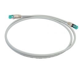 Экранированный патч-корд Hyperline S/FTP PC-LPM-SFTP-RJ45-RJ45-C6a-1.5M-LSZH-GY Cat.6a (100% Fluke Component Tested), LSZH, 1.5 м, серый 447296 