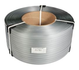 Лента Кордленд ПП, 12х0,6 мм х 3 км, 140 кгс, серый, М/ПА PP-00669 